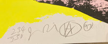 Load image into Gallery viewer, Sex Pistols original poster - Jamie Reid Screen Print Fuck Forever Yellow limited edition signed & numbered 97 - Original Music and Movie Posters for sale from Bamalama - Online Poster Store UK London