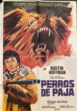 Load image into Gallery viewer, Straw Dogs vintage Original Horror Movie Film Poster - Dustin Hoffman & Susan George Spain 1971 - Original Music and Movie Posters for sale from Bamalama - Online Poster Store UK London