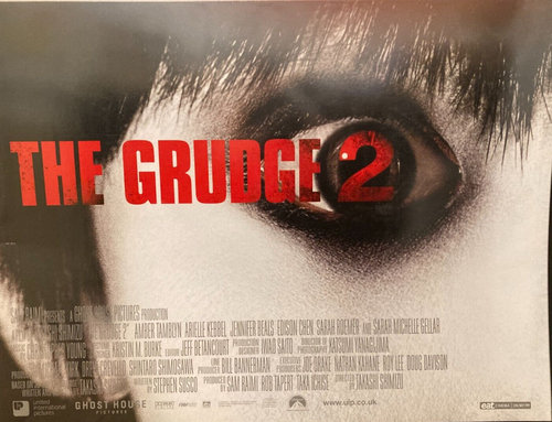 The Grudge 2 original horror movie film poster - British UK Quad 2006 Japanese - Original Music and Movie Posters for sale from Bamalama - Online Poster Store UK London
