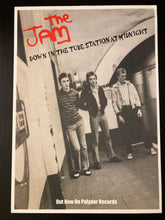 Load image into Gallery viewer, The Jam promotional posters x 2 - Going Underground & Tube Station new reprint large A2 size - Original Music and Movie Posters for sale from Bamalama - Online Poster Store UK London