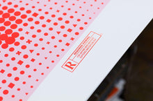 Load image into Gallery viewer, The Shining original Screen print poster - Signed Fluro Red & Pink limited edition of 50 - Original Music and Movie Posters for sale from Bamalama - Online Poster Store UK London