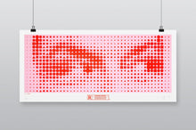 Load image into Gallery viewer, The Shining original Screen print poster - Signed Fluro Red & Pink limited edition of 50 - Original Music and Movie Posters for sale from Bamalama - Online Poster Store UK London