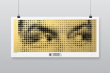 Load image into Gallery viewer, The Shining original Screen print poster - Signed Metallic Gold limited edition of 50 - Original Music and Movie Posters for sale from Bamalama - Online Poster Store UK London