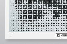 Load image into Gallery viewer, The Shining original Screen print poster - Signed Metallic Silver limited edition of 50 - Original Music and Movie Posters for sale from Bamalama - Online Poster Store UK London