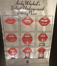 Load image into Gallery viewer, Velvet Underground chrome/mirror effect poster - Andy Warhol lips design 1967 New Large A2 - Original Music and Movie Posters for sale from Bamalama - Online Poster Store UK London