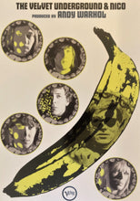 Load image into Gallery viewer, Velvet Underground poster - First Album with Andy Warhol & Nico 1967 Large A2 new design - Original Music and Movie Posters for sale from Bamalama - Online Poster Store UK London
