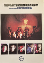 Load image into Gallery viewer, Velvet Underground poster - First album produced by Andy Warhol 1967 New Large A2 - Original Music and Movie Posters for sale from Bamalama - Online Poster Store UK London