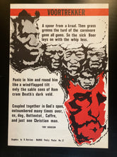 Load image into Gallery viewer, Vintage original Midnag poetry poster No.17 - South African Voortrekker poem by Tony Harrison and graphics by R.Harrison - Original Music and Movie Posters for sale from Bamalama - Online Poster Store UK London
