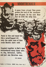 Load image into Gallery viewer, Vintage original Midnag poetry poster No.17 - South African Voortrekker poem by Tony Harrison and graphics by R.Harrison - Original Music and Movie Posters for sale from Bamalama - Online Poster Store UK London