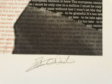 Load image into Gallery viewer, DAVID BOWIE POSTER - FINE ART LIMITED EDITION SIGNED AND NUMBERED BY DESIGNER - Original Music and Movie Posters for sale from Bamalama - Online Poster Store UK London