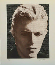 Load image into Gallery viewer, DAVID BOWIE POSTER - FINE ART LIMITED EDITION SIGNED AND NUMBERED BY DESIGNER - Original Music and Movie Posters for sale from Bamalama - Online Poster Store UK London
