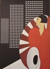 Load image into Gallery viewer, ORIGINAL ADVERTISING DESIGN POSTER - ART DECO FASHION STYLE LADY EDITION PRINT - Original Music and Movie Posters for sale from Bamalama - Online Poster Store UK London