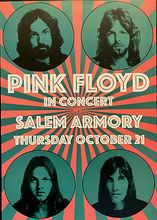 Load image into Gallery viewer, Pink Floyd poster - Salem Armory Oregon concert USA 1971 A2 size new design - Original Music and Movie Posters for sale from Bamalama - Online Poster Store UK London