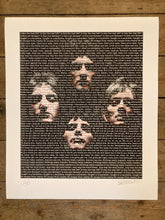 Load image into Gallery viewer, Queen poster Limited Edition Art Print - Signed &amp; Numbered by designer Pete O`Neill - Original Music and Movie Posters for sale from Bamalama - Online Poster Store UK London
