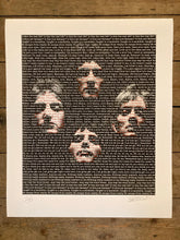 Load image into Gallery viewer, Queen poster Limited Edition Art Print - Signed & Numbered by designer Pete O`Neill - Original Music and Movie Posters for sale from Bamalama - Online Poster Store UK London