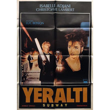Load image into Gallery viewer, Subway original movie film poster - 1985 Turkish edition Christopher Lambert - Original Music and Movie Posters for sale from Bamalama - Online Poster Store UK London