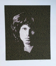 Load image into Gallery viewer, THE DOORS POSTER - JIM MORRISON LIMITED EDITION SIGNED AND NUMBERED BY DESIGNER - Original Music and Movie Posters for sale from Bamalama - Online Poster Store UK London
