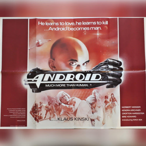 Android Original British Quad movie poster - 1982 starring Klaus Kinski - Original Music and Movie Posters for sale from Bamalama - Online Poster Store UK London