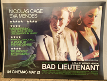 Load image into Gallery viewer, Bad Lieutenant original movie film poster - Werner Herzog &amp; Nicolas Cage UK Quad 2009 - Original Music and Movie Posters for sale from Bamalama - Online Poster Store UK London
