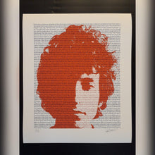 Load image into Gallery viewer, Bob Dylan original poster print - Like a Rolling Stone Signed and numbered - Original Music and Movie Posters for sale from Bamalama - Online Poster Store UK London
