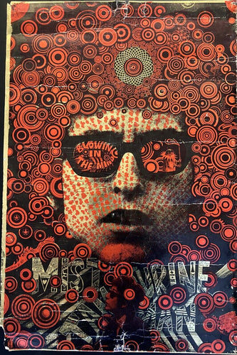 Bob Dylan original promotional poster - Blowin in the Mind and designed by Martin Sharp 1967 Legendary Psychedelic image - Original Music and Movie Posters for sale from Bamalama - Online Poster Store UK London