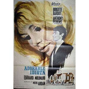 Brigitte Bardot original movie film poster - Ravishing Idiot 1964 Spanish - Original Music and Movie Posters for sale from Bamalama - Online Poster Store UK London