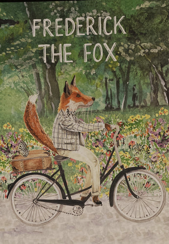 Children`s Animal Alphabet A2 poster - Frederick the Fox, original design beautifully hand painted with water colors - Original Music and Movie Posters for sale from Bamalama - Online Poster Store UK London