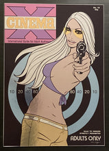 Load image into Gallery viewer, Cinema X original poster Limited edition chrome mirror effect - A2 Print design by Dan Reaney - Original Music and Movie Posters for sale from Bamalama - Online Poster Store UK London
