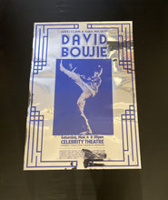 Load image into Gallery viewer, David Bowie concert poster - Ziggy live Celebrity Theatre USA 1972 chrome mirror effect - Original Music and Movie Posters for sale from Bamalama - Online Poster Store UK London
