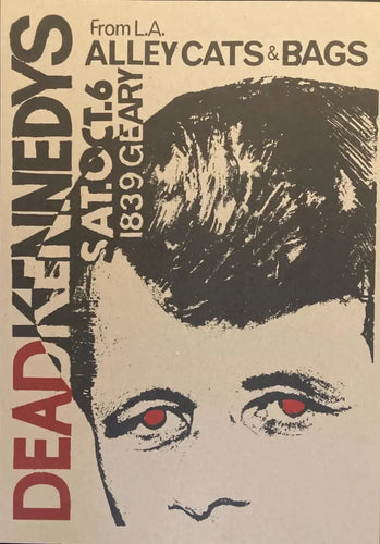 Dead Kennedys vintage style poster - Fantastic Punk Rock design 1979 Large A2 repro - Original Music and Movie Posters for sale from Bamalama - Online Poster Store UK London