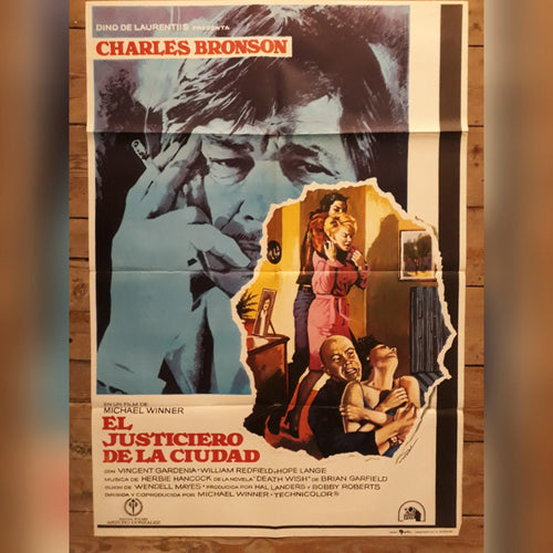 Death Wish original movie film poster - Spanish 1974 Charles Bronson - Original Music and Movie Posters for sale from Bamalama - Online Poster Store UK London