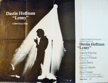 Load image into Gallery viewer, Dustin Hoffman original movie film poster - Lenny Bruce British Quad 1974 - Original Music and Movie Posters for sale from Bamalama - Online Poster Store UK London
