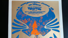 Load image into Gallery viewer, Fleetwood Mac poster screen print by Hapshash - Traffic at Saville Theatre 1967 Signed by Nigel Waymouth - Original Music and Movie Posters for sale from Bamalama - Online Poster Store UK London

