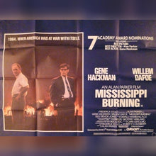 Load image into Gallery viewer, Gene Hackman original movie film poster - Mississippi Burning 1988 British Quad - Original Music and Movie Posters for sale from Bamalama - Online Poster Store UK London
