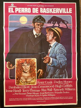 Load image into Gallery viewer, Hound of the Baskervilles vintage original Horror Movie Film Poster - Peter Cook &amp; Dudley Moore Spain 1978 - Original Music and Movie Posters for sale from Bamalama - Online Poster Store UK London

