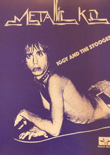 Load image into Gallery viewer, Iggy Pop &amp; Stooges poster - Metallic KO promo fantastic new reprinted edition - Original Music and Movie Posters for sale from Bamalama - Online Poster Store UK London
