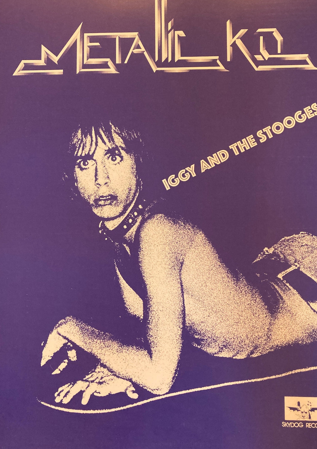 Iggy Pop & Stooges poster - Metallic KO promo fantastic new reprinted edition - Original Music and Movie Posters for sale from Bamalama - Online Poster Store UK London