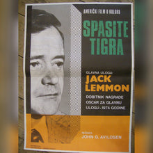 Load image into Gallery viewer, Jack Lemmon Original movie film poster - Save the Tiger 1974 EXYU (ex Yugoslavia) - Original Music and Movie Posters for sale from Bamalama - Online Poster Store UK London
