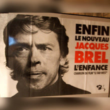Load image into Gallery viewer, Jacques Brel original movie film poster - Le Far West 1973 French promo - Original Music and Movie Posters for sale from Bamalama - Online Poster Store UK London
