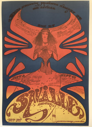 Jimi Hendrix poster print - Saville Theatre 1967 Signed and stamped by Nigel Waymouth - Original Music and Movie Posters for sale from Bamalama - Online Poster Store UK London