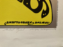 Load image into Gallery viewer, Jimi Hendrix poster screen print by Hapshash- Saville Theatre 1967 signed/numbered by Nigel Waymouth &amp; Michael English - Original Music and Movie Posters for sale from Bamalama - Online Poster Store UK London
