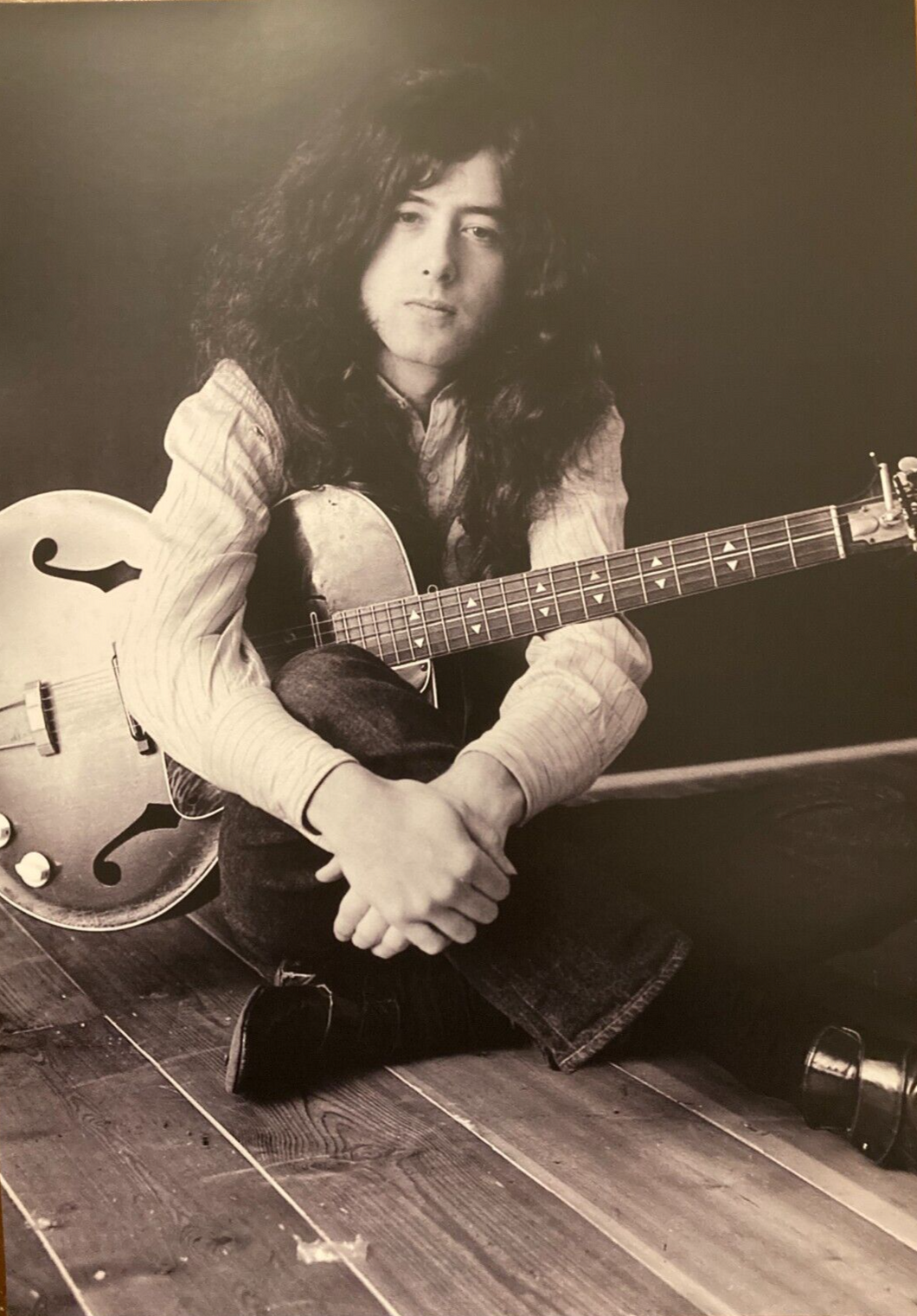 Led Zeppelin poster photo -Jimmy Page A3 size repro from original files/negative - Original Music and Movie Posters for sale from Bamalama - Online Poster Store UK London
