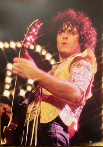 Marc Bolan and T.Rex poster photograph - Large A3 size reproduced from original files/negative - Original Music and Movie Posters for sale from Bamalama - Online Poster Store UK London