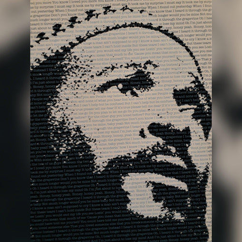 Marvin Gaye poster - Limited Edition Art Print Signed & Numbered by Pete O`Neill - Original Music and Movie Posters for sale from Bamalama - Online Poster Store UK London