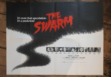 Load image into Gallery viewer, Michael Caine vintage original horror movie film poster - The Swarm 1978 British Quad - Original Music and Movie Posters for sale from Bamalama - Online Poster Store UK London
