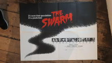 Load image into Gallery viewer, Michael Caine vintage original horror movie film poster - The Swarm 1978 British Quad - Original Music and Movie Posters for sale from Bamalama - Online Poster Store UK London
