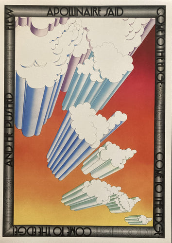 Michael English of Hapshash poster print - ICA exhibition 1968 Apollinaire - Original Music and Movie Posters for sale from Bamalama - Online Poster Store UK London