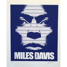 Load image into Gallery viewer, Mile Davis poster - Limited edition print signed and numbered by the Artist - Original Music and Movie Posters for sale from Bamalama - Online Poster Store UK London
