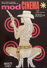 Load image into Gallery viewer, Mod Cinema original poster design chrome print - Issue no.7 1977 mirror effect by Dan Reaney - Original Music and Movie Posters for sale from Bamalama - Online Poster Store UK London
