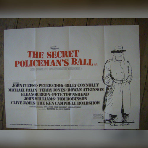 Monty Python original movie film poster - The Secret Policemans Ball British Quad 1979 - Original Music and Movie Posters for sale from Bamalama - Online Poster Store UK London